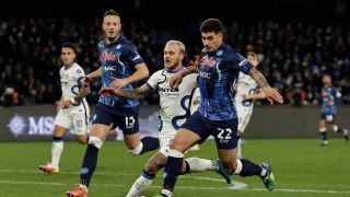Highlights Napoli vs Inter Milan, Skor 1-1
